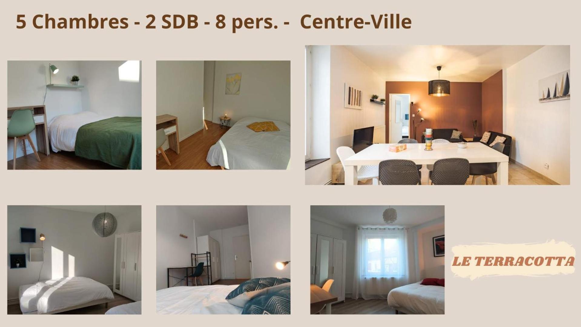 Le Terracotta Ideal Groupe Salle De Sport Parking Gratuit Труа Екстер'єр фото