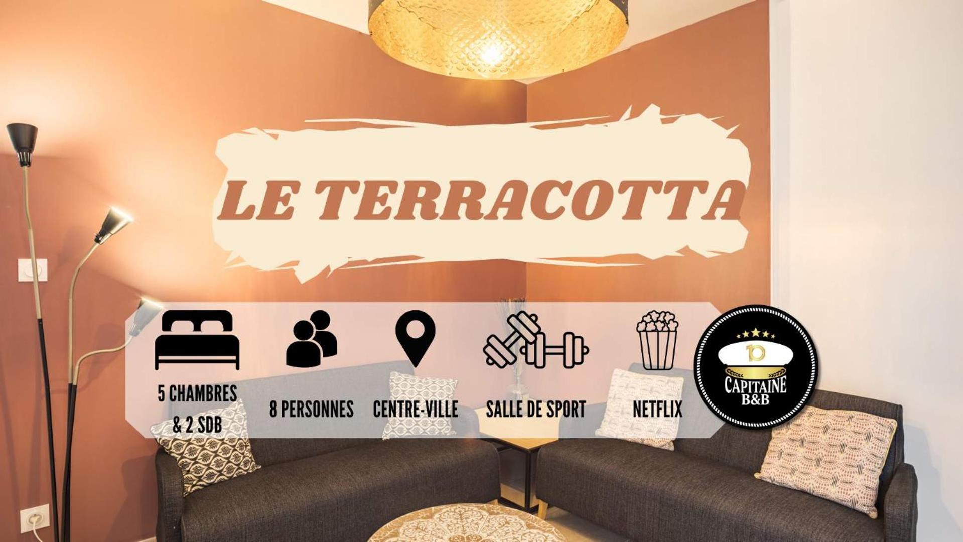 Le Terracotta Ideal Groupe Salle De Sport Parking Gratuit Труа Екстер'єр фото